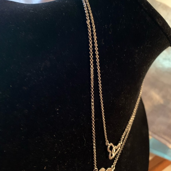 ❤️ Brand New Two Strand Heart Connected Necklace - Picture 5 of 11